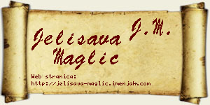 Jelisava Maglić vizit kartica